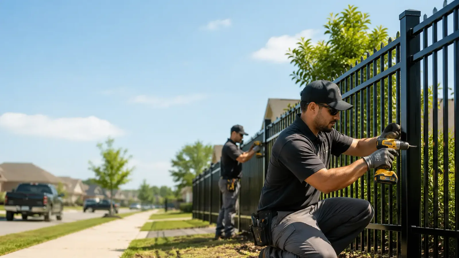 Metal Fence Installation in Norman, OK